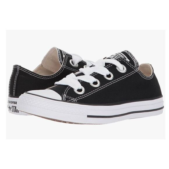 Converse Chuck Taylor All Star Canvas Big Eyelets Ox (black/natural/white) Size5 - Picture 1 of 7